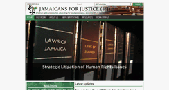 Desktop Screenshot of jamaicansforjustice.org